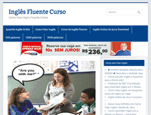 Tablet Screenshot of inglesfluentecurso.com